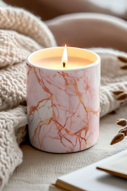 Αρωματικό Χειροποίητο Κερί Vanilla Cream, Δώρο για την Μητέρα