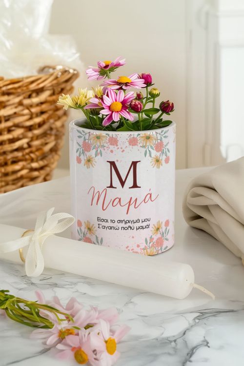 Κασπώ με Ανθισμένες Νότες & Λαμπάδα, Δώρο για την Μητέρα