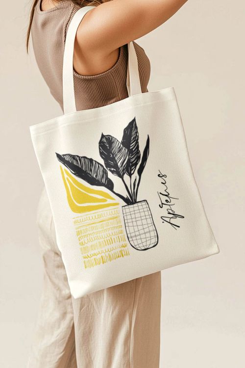 Tote Bag Ώμου με Όνομα, Ιδανικό Δώρο για Γυναίκα