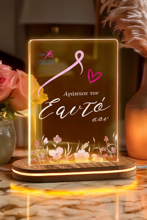 Άλμα Ζωής - Επιτραπέζιο Φωτιστικό Led, Δώρο για τη Μαμά