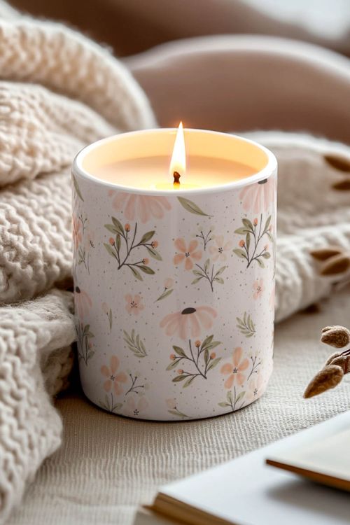 Κερί Χειροποίητο Vanilla Cream, Πρωτότυπο Δώρο για Δασκάλες