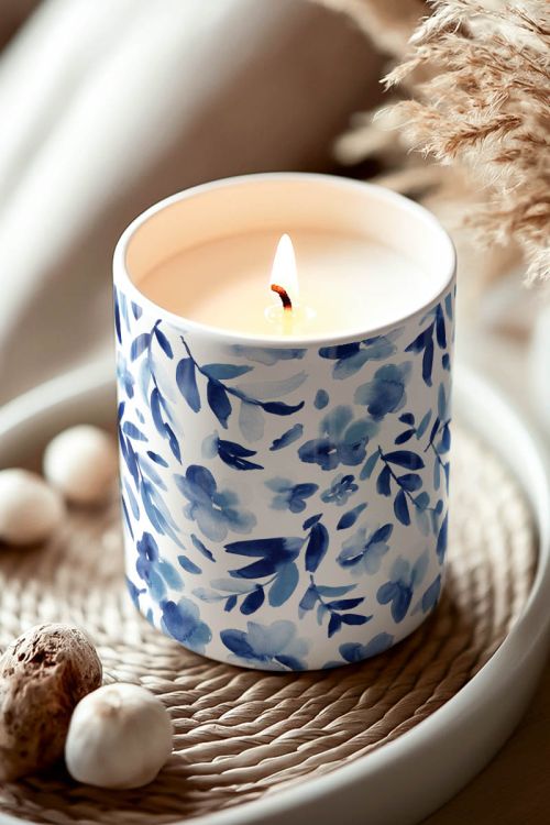 Αρωματικό Κερί Vanilla Cream με Όνομα, Δώρο για Δασκάλες