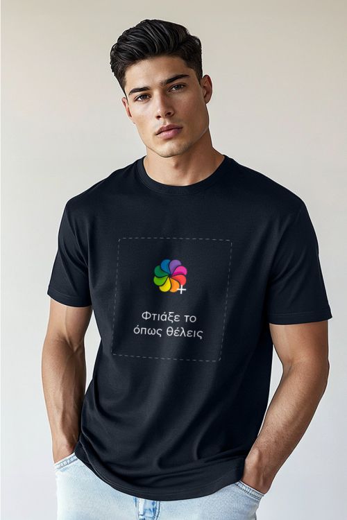 Sol's Imperial Ανδρικό T-Shirt | Navy Blue Μπλούζα με Εκτύπωση