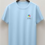 Sol's Imperial Ανδρικό T-Shirt | Γαλάζιο με Εκτύπωση στο Στήθος