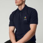 Sol's Perfect Man Ανδρικό Μπλε Polo με Λογότυπο & Εκτύπωση