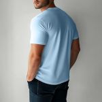 Sol's Imperial Ανδρικό T-Shirt | Γαλάζιο με Εκτύπωση στο Στήθος