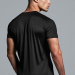 Sol's Sprint Unisex Αθλητική Μαύρη Μπλούζα με Εκτύπωση