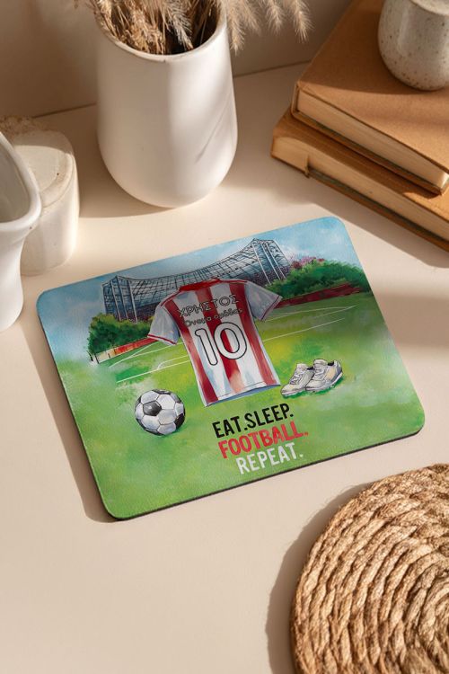 Mousepad Προσωποποιημένο για Αγόρι με Ερυθρόλευκη Φανέλα