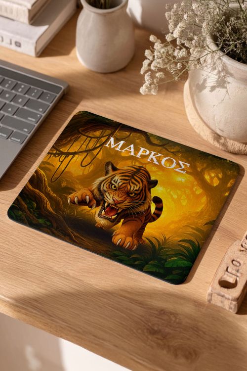Mousepad για Αγόρι με Εκτύπωση και Σχέδιο Τίγρη