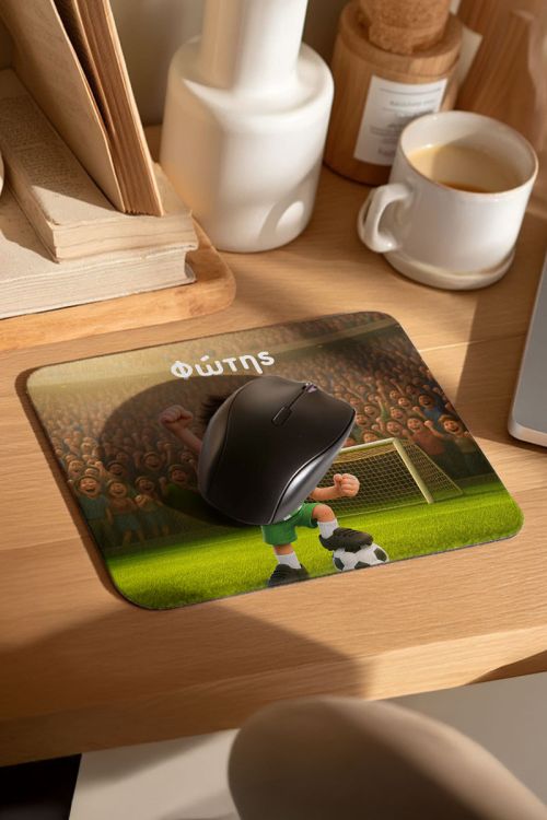 Προσωποποιημένο Mousepad για Αγόρι με Πράσινο Παίχτη