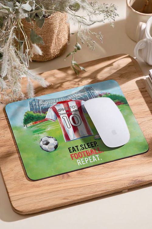 Mousepad Προσωποποιημένο για Αγόρι με Ερυθρόλευκη Φανέλα