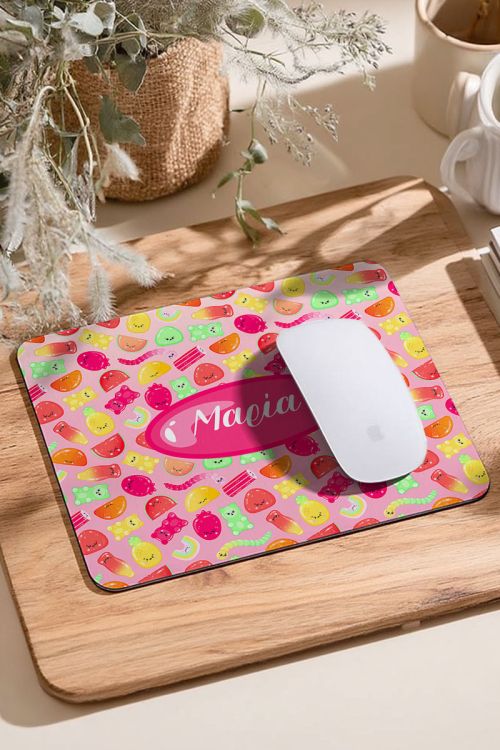 Mousepad Προσωποποιημένο με Εκτύπωση και Σχέδιο Ζαχαρωτά