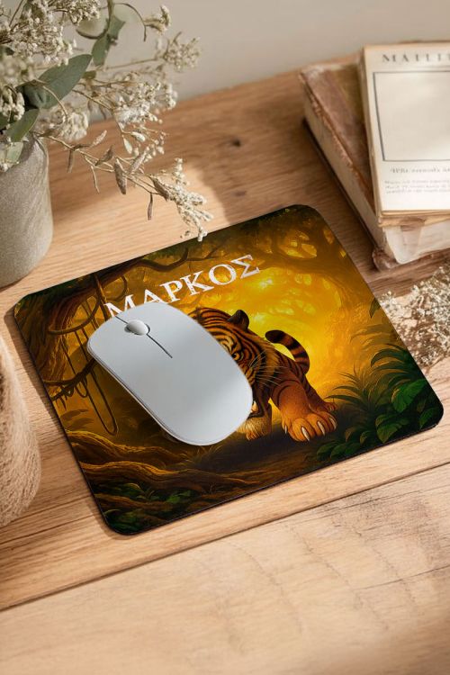 Mousepad για Αγόρι με Εκτύπωση και Σχέδιο Τίγρη