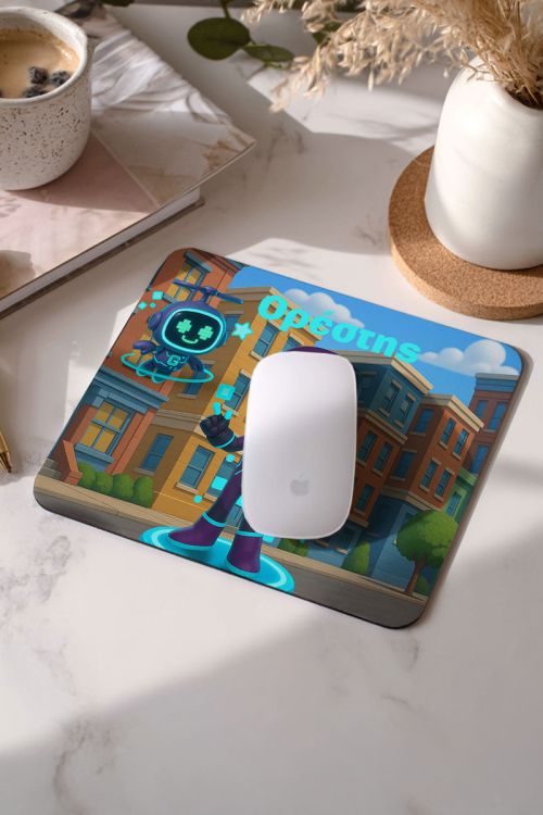Παιδικό Mousepad για Αγόρι με Σούπερ Ήρωα και Όνομα