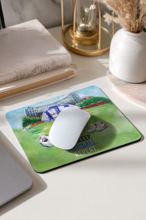 Mousepad Παιδικό για Αγόρι με Σχέδιο Γαλανόλευκη Φανέλα