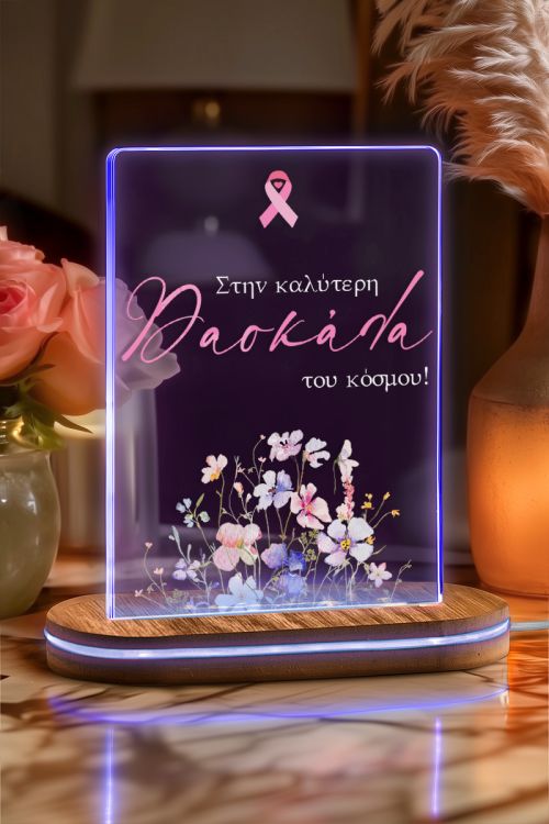 Άλμα Ζωής - Επιτραπέζιο Φωτιστικό Led, Δώρο για Δασκάλα
