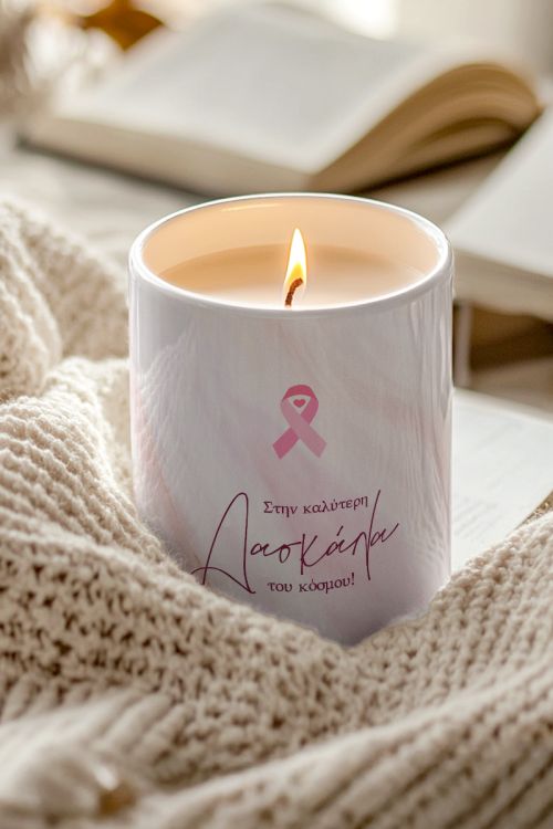 Άλμα Ζωής - Χειροποίητο Κερί Vanilla Cream, Δώρο για Δασκάλα