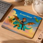 Mousepad Παιδικό για Αγόρι με Σχέδιο Δράκους και Πολεμιστή