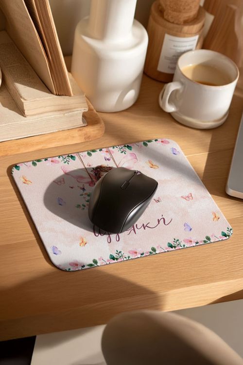 Mousepad Παιδικό για Κορίτσι με Σχέδιο Νεράιδα & Πεταλούδες