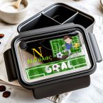 Σετ 2 Δώρα για Παιδιά, Θερμός & Δοχείο Φαγητού με Ποδόσφαιρο