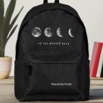 Σχολική Τσάντα για Γυμνασίο & Λύκειο, Μαύρη Moon & Back