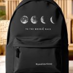 Σχολική Τσάντα για Γυμνασίο & Λύκειο, Μαύρη Moon & Back
