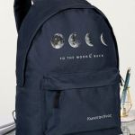 Σχολική Τσάντα για Γυμνασίο & Λύκειο, Μπλε Moon & Back