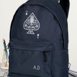 Σχολική Τσάντα για Γυμνασίο & Λύκειο, Μπλε Ace of Spades