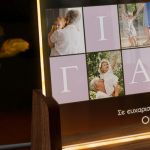 Επιτραπέζιο Φωτιστικό LED με Φωτογραφίες, Δώρο για τη Γιαγιά
