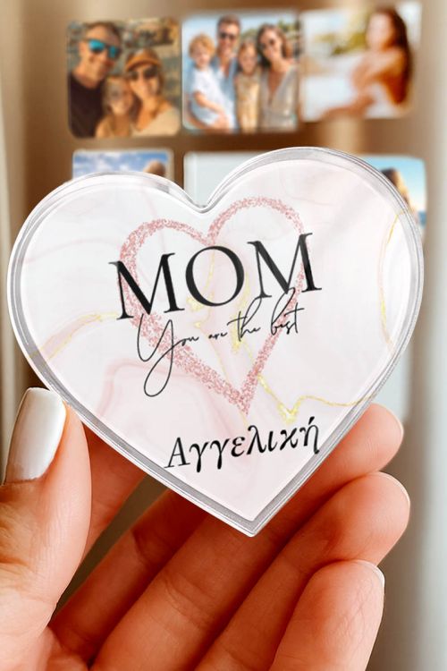 Μαγνητάκι Ψυγείου από Premium Plexiglass με Σχέδιο Best Mom