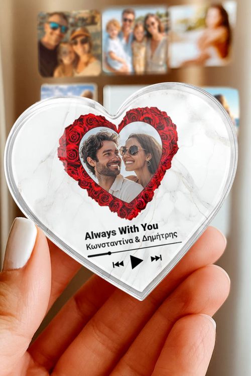 Μαγνητάκι Ψυγείου από Premium Plexiglass με Σχέδιο Love Player