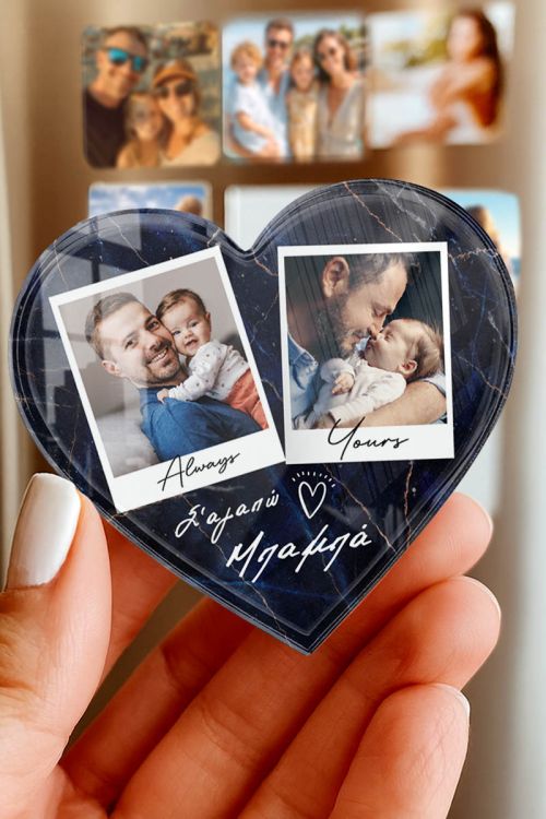 Κομψό Μαγνητάκι Plexiglass με Σχέδιο Best Father
