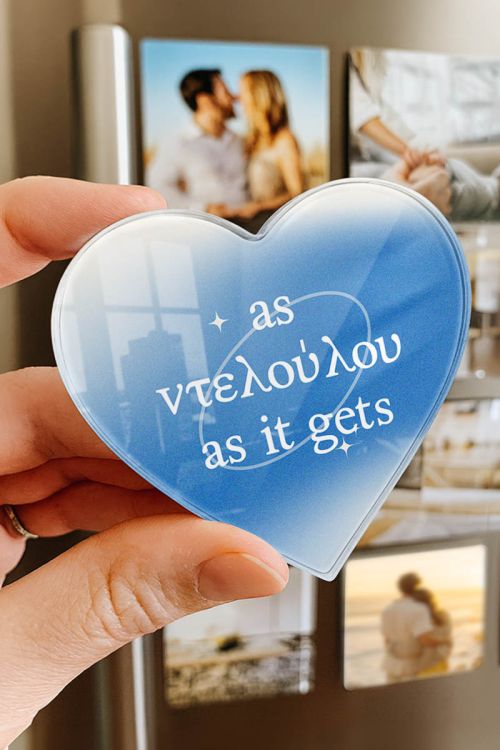 Μαγνητάκι Ψυγείου από Plexiglass με Σχέδιο Ντελούλου