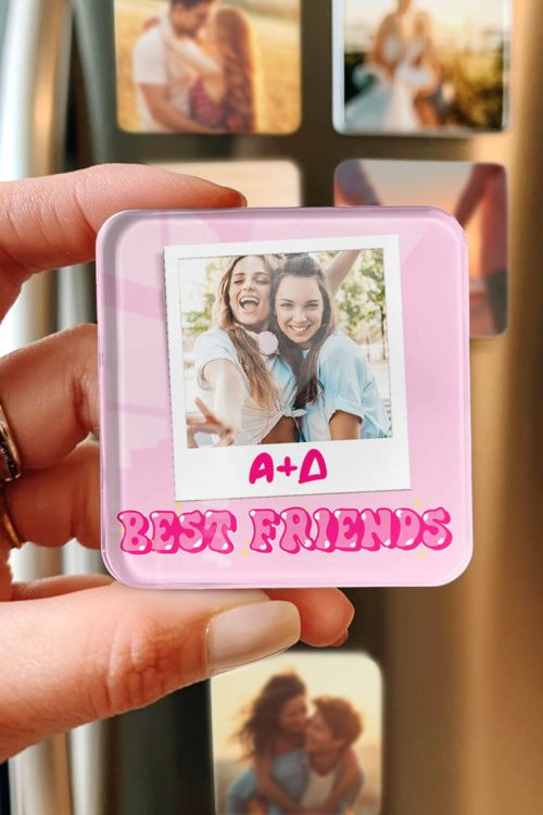 Μαγνητάκι Ψυγείου Premium με Σχέδιο Best Friends
