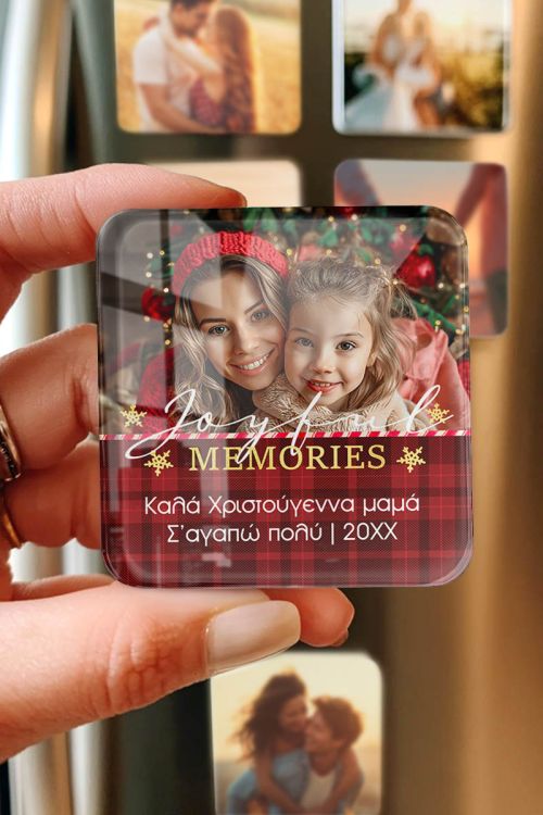 Χριστουγεννιάτικο Μαγνητάκι Ψυγείου από Premium Plexiglass