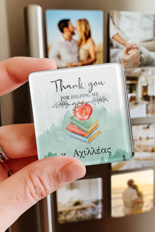 Plexiglass Μαγνητάκι με Προσωποποίηση για Δασκάλους
