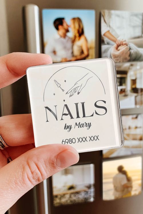 Μαγνητάκι Ψυγείου Premium με Σχέδιο Nails