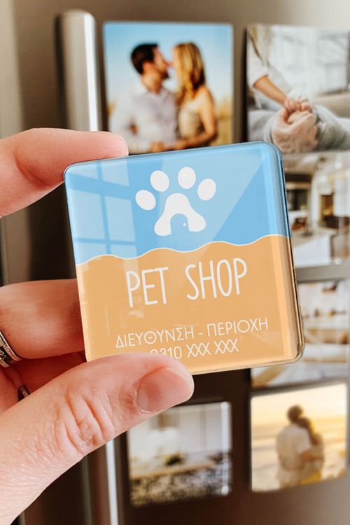 Premium Μαγνητάκια Plexiglass για Pet Shop