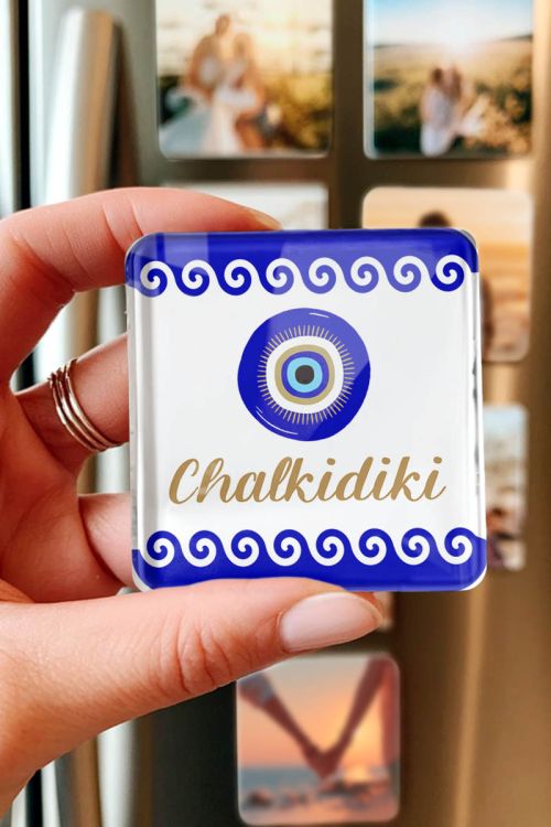 Διαφημιστικά Δώρα: Plexiglass Μαγνητάκια Chalkidiki