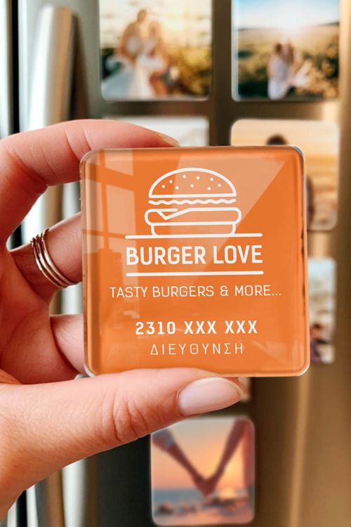Premium Διαφημιστικά Μαγνητάκια για Burger