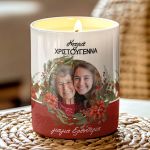 Σετ 2 Κεριά Χριστουγέννων Vanilla, Πρωτότυπο Δώρο για Γιαγιά