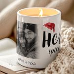 Σετ 2 Κεριά Vanilla Cream, Δώρο Χριστουγέννων για Ζευγάρι