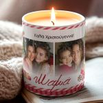 Σετ 2 Premium Αρωματικά Κεριά Χριστουγέννων, Δώρο για Μαμά