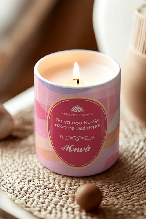 Χειροποίητο Κερί με Vanilla Cream Άρωμα, Δώρο Ερωτευμένων