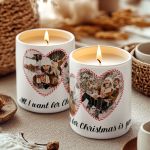 Σετ 2 Κεριά Vanilla Cream, Χριστουγεννιάτικο Δώρο για Ζευγάρια