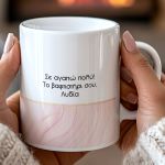 Σετ 2 Κούπες - Μοναδικό Δώρο Χριστουγέννων για Νονά & Νονό