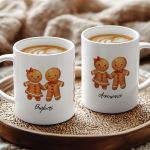 Σετ 2 Κούπες Matching, Δώρο Χριστουγέννων για Ζευγάρι
