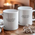 Σετ 2 Κούπες Matching, Δώρο Χριστουγέννων για Ζευγάρια