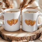 Σετ 2 Κούπες Matching, Δώρο Χριστουγέννων για Ζευγάρι