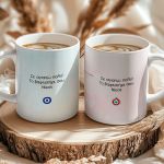 Σετ 2 Κούπες - Εορταστικό Δώρο Χριστουγέννων για Νονά & Νονό